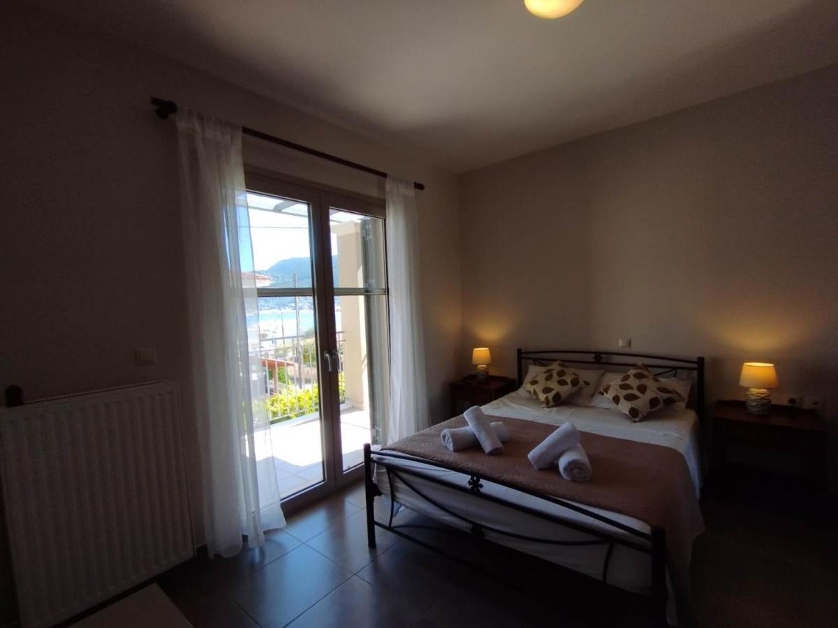 D'Angelos Apartments Karavomylos Bagian luar foto
